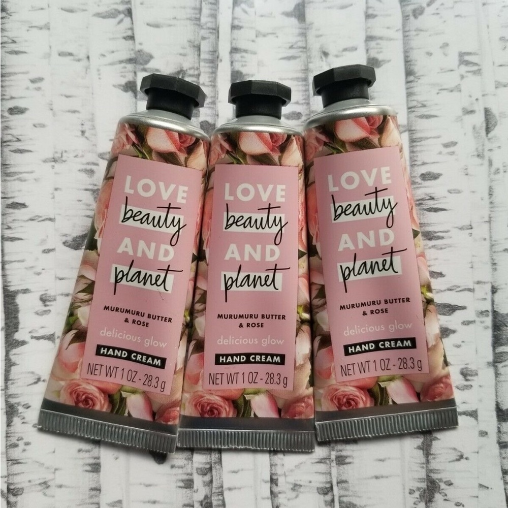 Bundle of 3 New Travel Love Beauty & Planet Murumuru Butter & Rose Masque